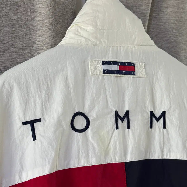 [BUNJANG] Tommy Hilfiger Kith Track Jacket White / [L] 타미힐피거 kith 트랙 자켓 화이트