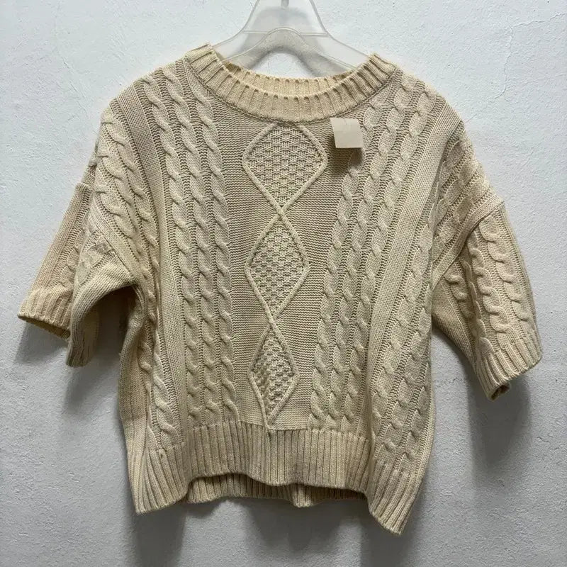 [BUNJANG] J5559 Beige Knit Top / 니트 여 66 J5559