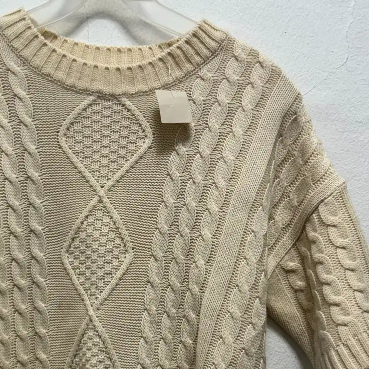 [BUNJANG] J5559 Beige Knit Top / 니트 여 66 J5559