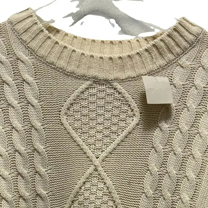 [BUNJANG] J5559 Beige Knit Top / 니트 여 66 J5559