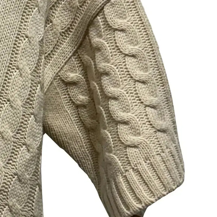 [BUNJANG] J5559 Beige Knit Top / 니트 여 66 J5559
