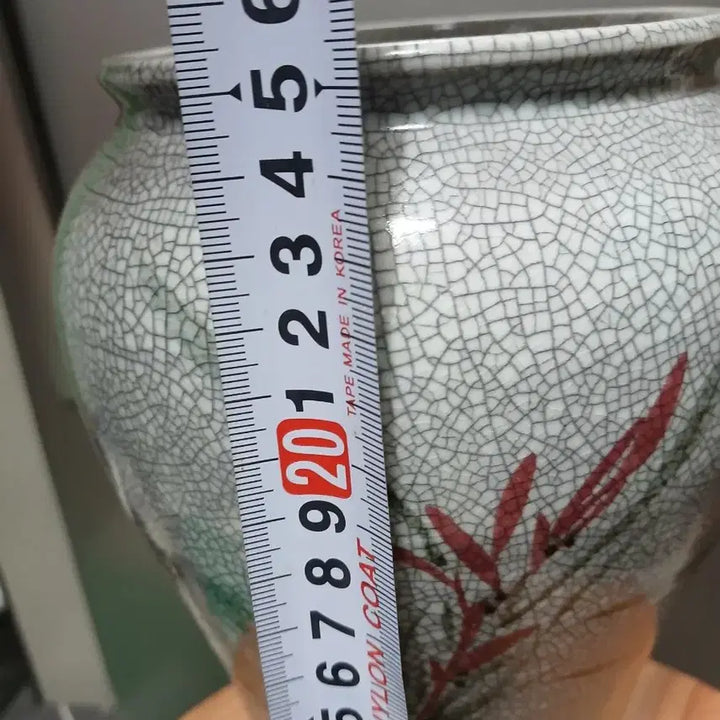 [BUNJANG] Antique Celadon Porcelain Vase / 골동빙렬철화석란도화병