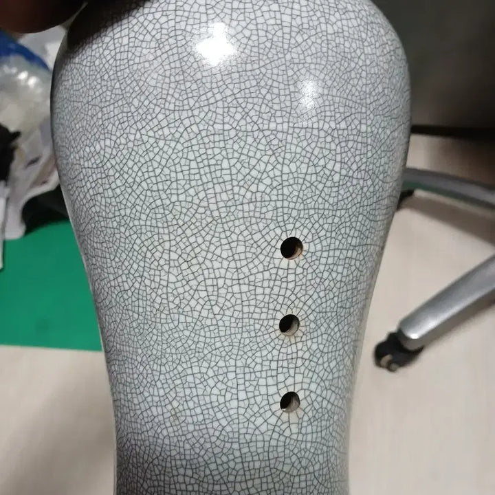 [BUNJANG] Antique Celadon Porcelain Vase / 골동빙렬철화석란도화병