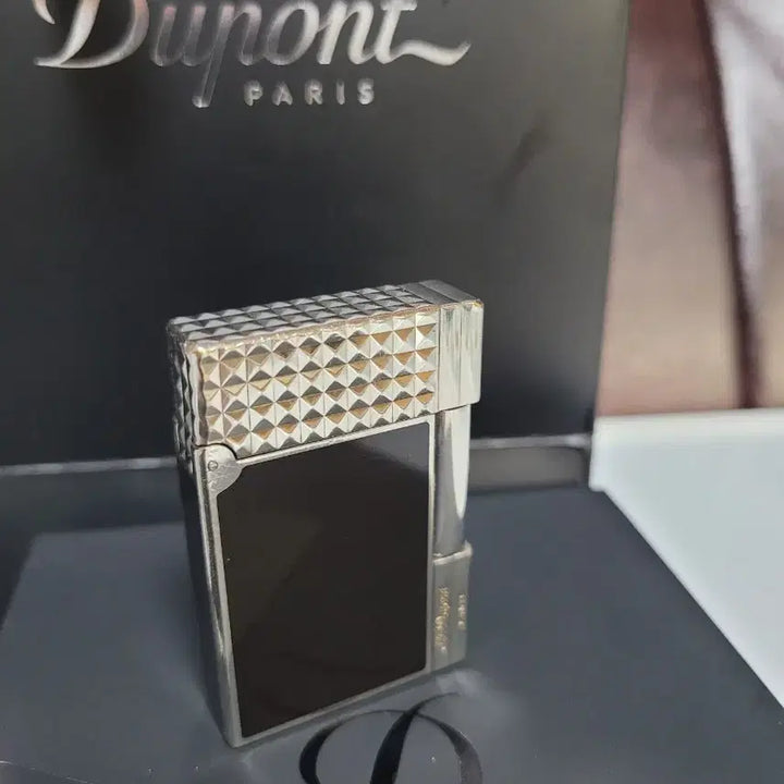 [BUNJANG] S.T. Dupont Line 2 Gatsby Lighter Black Lacquer Palladium / [풀세트] 듀퐁라이터 라인2 ca18067 개츠비 블랙 래커 팔라듐 백금