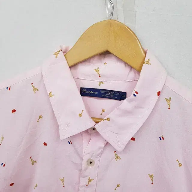 [BUNJANG] Pincponc Button-Down Shirt Pink / Pincponc 버튼다운 셔츠 핑크