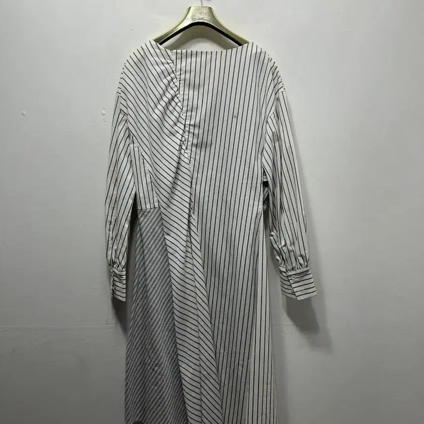 [BUNJANG] Joo See Jude Stripe Shirt Dress S / 주시주디스트라이프 셔츠 원피스 새상품 S