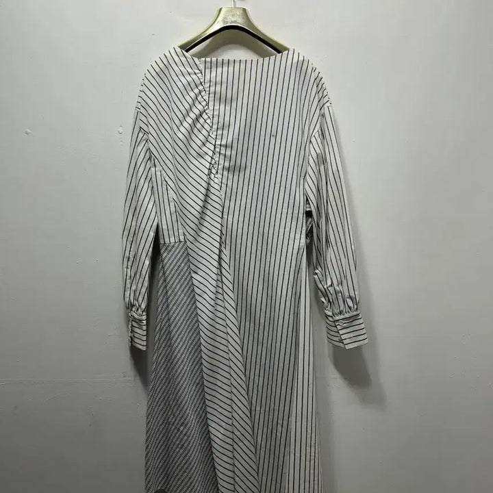 [BUNJANG] Joo See Jude Stripe Shirt Dress S / 주시주디스트라이프 셔츠 원피스 새상품 S