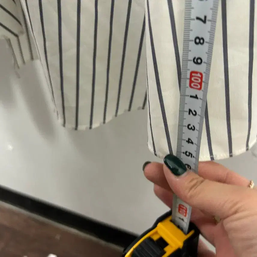 [BUNJANG] Joo See Jude Stripe Shirt Dress S / 주시주디스트라이프 셔츠 원피스 새상품 S