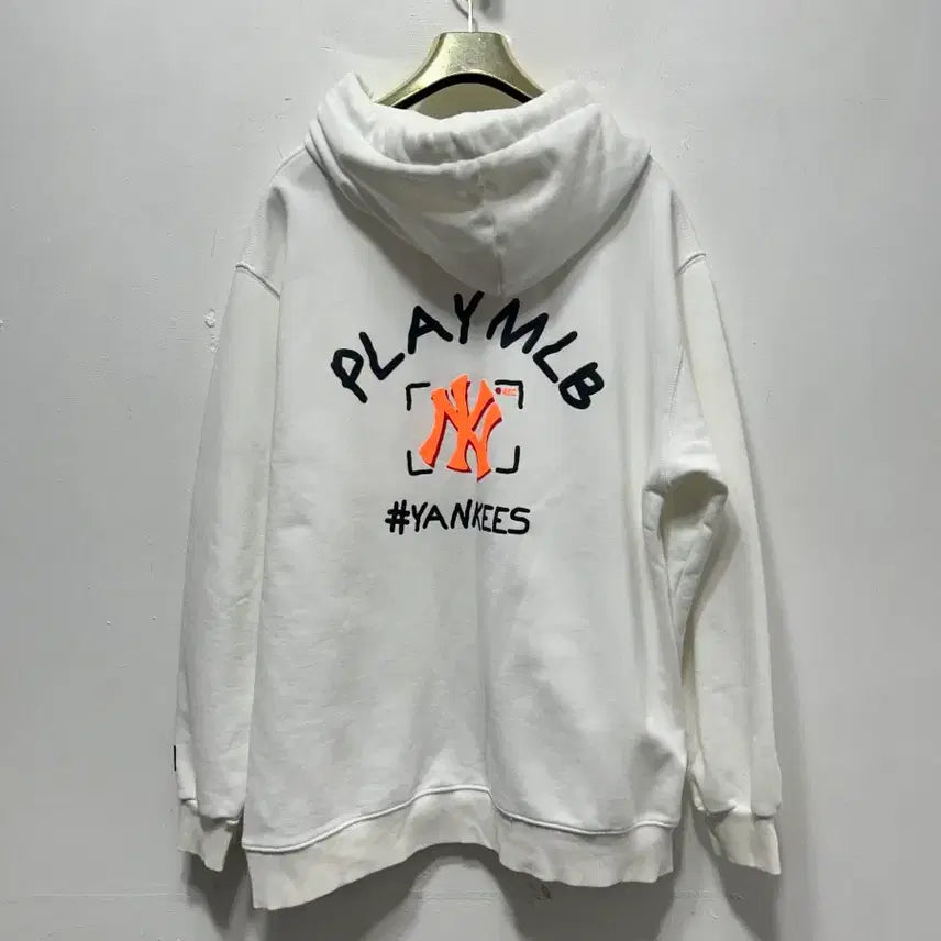 [SOLD OUT] MLB 뉴욕 양키스 흰색 후드티 S