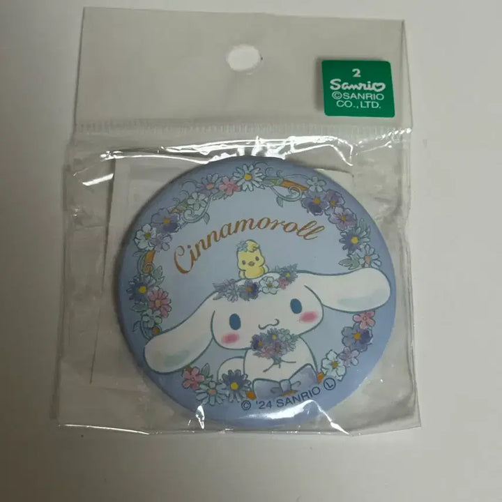[BUNJANG] Sanrio Cinnamoroll Flower Pin Badge / (새상품)산리오 정품 시나모롤 플라워 핀 배지 뱃지