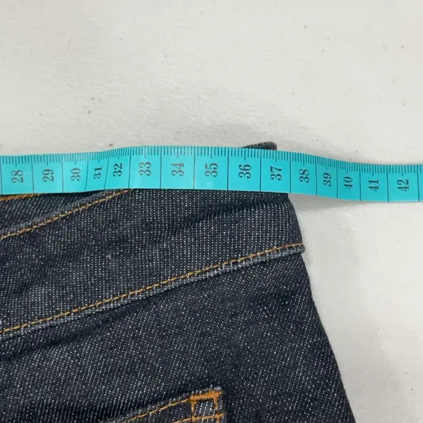 [BUNJANG] (여성,38) 수르 다크 블루 생지 해리 진 와이드 데님팬츠 0422-0 / (여성,38) 수르 다크 블루 생지 해리 진 와이드 데님팬츠 0422-0