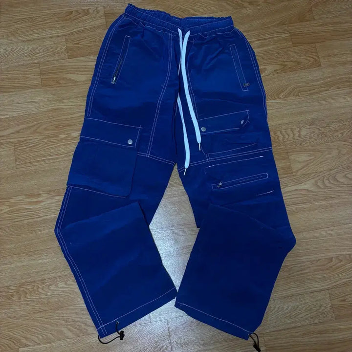 [SOLD OUT] LAUL 스트릿 나일론 카고 팬츠 블루