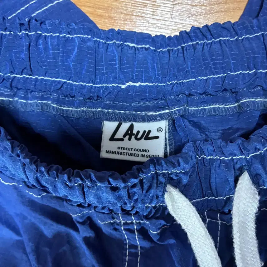 [SOLD OUT] LAUL 스트릿 나일론 카고 팬츠 블루