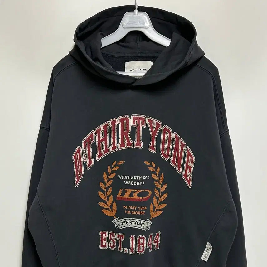 [BUNJANG] D:THIRTYONE College 1944 Pigment Hoodie / [남여공용 1 (90~95)]디써티원 컬리지 1944 피그먼트 후디