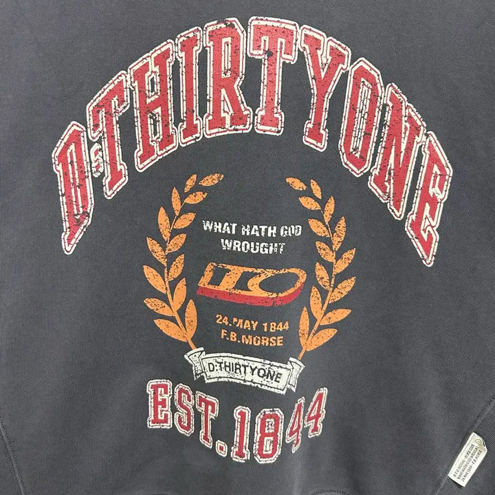 [BUNJANG] D:THIRTYONE College 1944 Pigment Hoodie / [남여공용 1 (90~95)]디써티원 컬리지 1944 피그먼트 후디