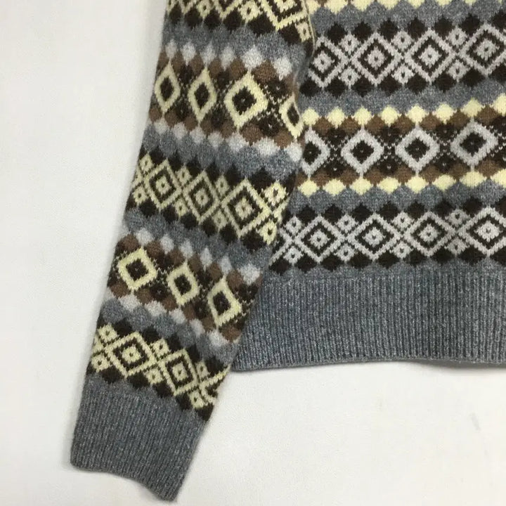 [BUNJANG] Studio Tomboy Jacquard Wool Knit Sweater / 22 스튜디오톰보이 자카드 울 니트 F