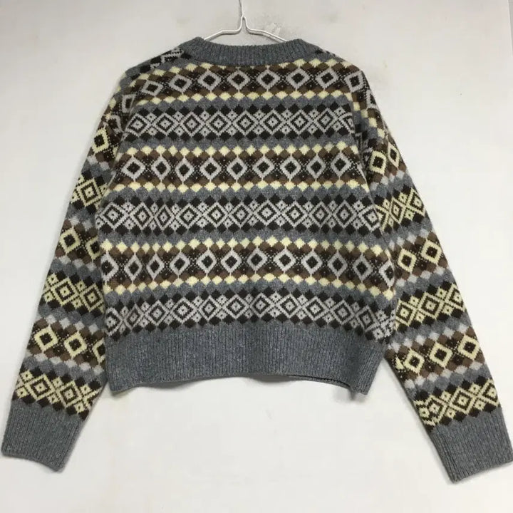 [BUNJANG] Studio Tomboy Jacquard Wool Knit Sweater / 22 스튜디오톰보이 자카드 울 니트 F