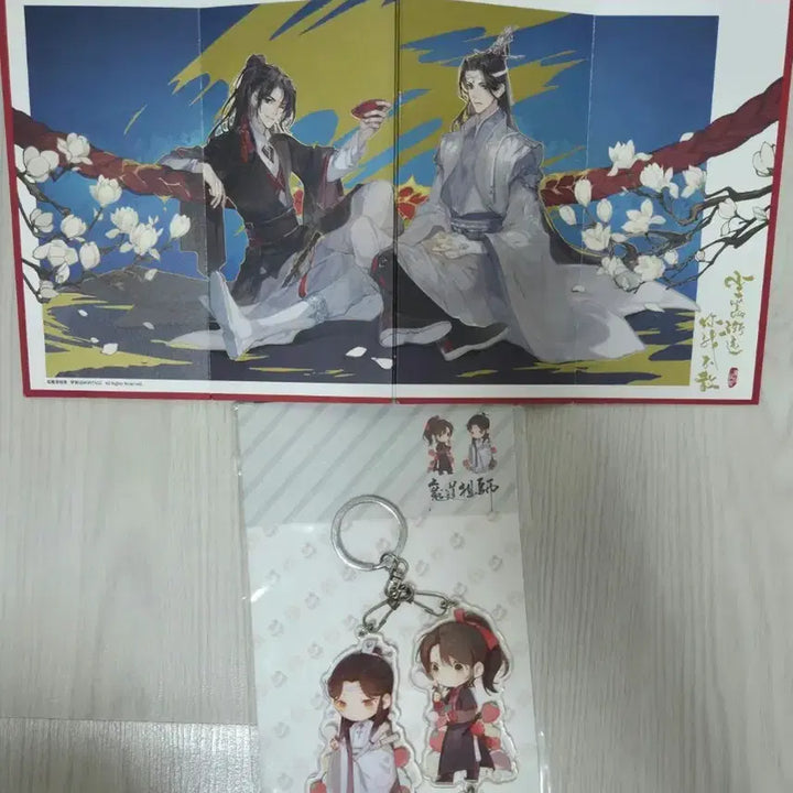 [BUNJANG] Mo Dao Zu Shi WangJi &amp; WeiWuXian Acrylic Keyring &amp; Screen Bundle Set / 마도조사 망무 망기무선 아크릴키링+병풍 일괄 양도합니다.
