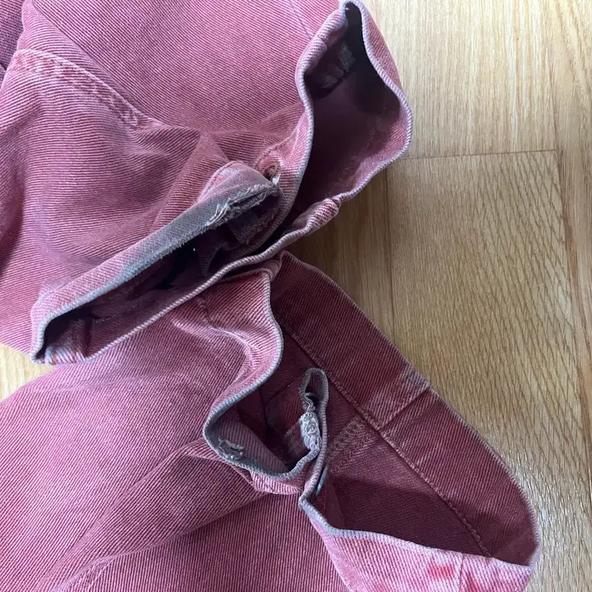 [BUNJANG] ADD OFF Wide Denim Pants / 애드오프 피그먼트 워싱 와이드 데님 팬츠