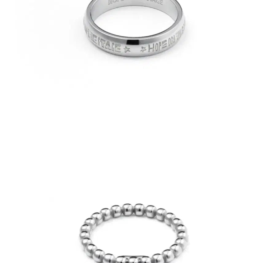 [BUNJANG] BTS J-Hope Hob-on-the-Street Layered Ring Set / (새상품) 제이홉 레이어드 링세트