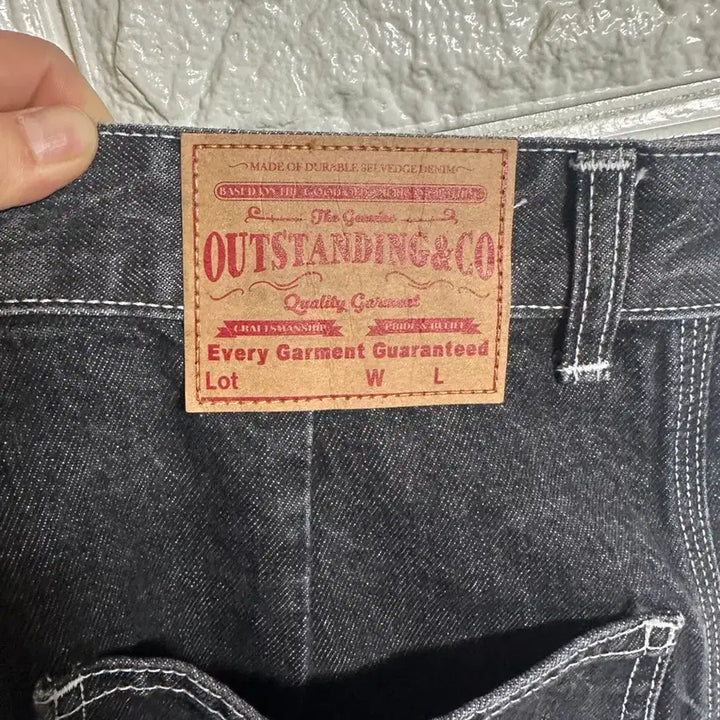 [BUNJANG] Outstanding Loose Fit Carpenter Black Denim Pants S / 아웃스탠딩 루즈핏 카펜터 블랙 데님 팬츠 S