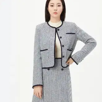 [BUNJANG] It Michaa Tweed Crop Jacket / 잇미샤 it michaa 크롭 트위드 자켓 55사이즈 정품