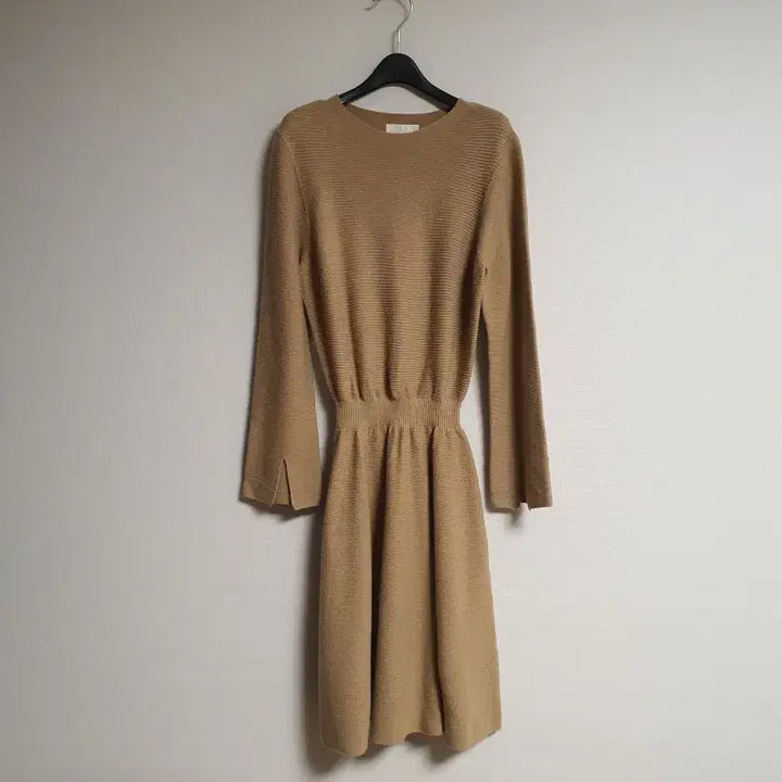 [BUNJANG] SJSJ Sue Elastic Waist Knit Dress / 에스제이 sjsj 허리 밴딩 수애 니트 원피스 프리 사이즈 정품