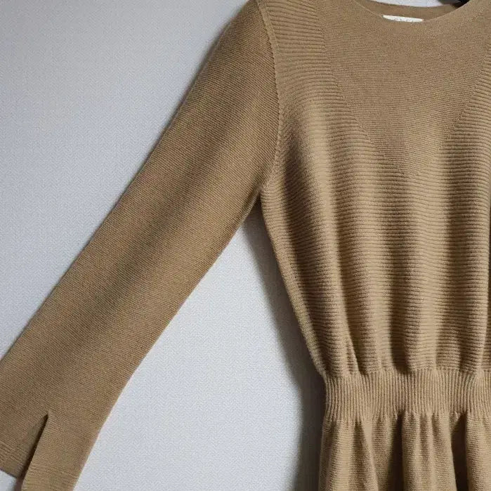 [BUNJANG] SJSJ Sue Elastic Waist Knit Dress / 에스제이 sjsj 허리 밴딩 수애 니트 원피스 프리 사이즈 정품