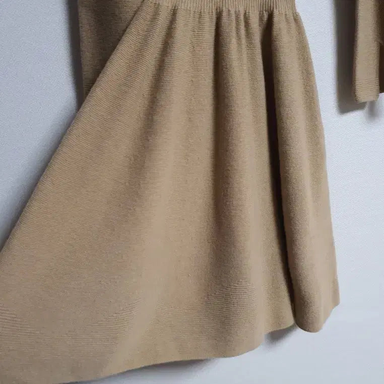 [BUNJANG] SJSJ Sue Elastic Waist Knit Dress / 에스제이 sjsj 허리 밴딩 수애 니트 원피스 프리 사이즈 정품