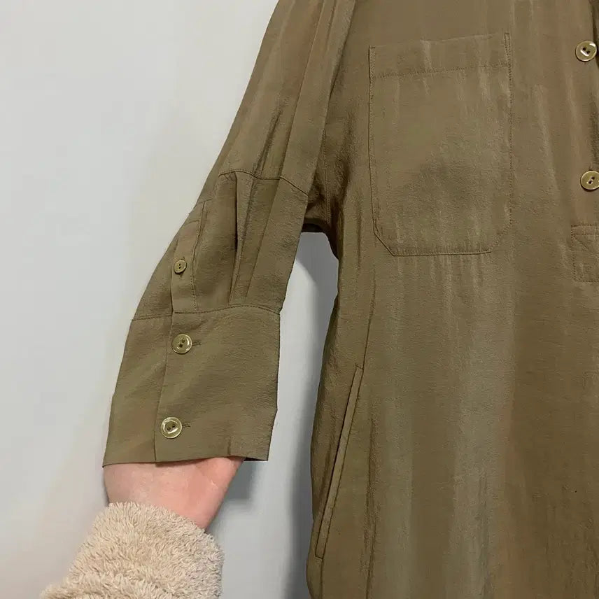 [BUNJANG] SYSTEM Tiered Hem Ruffle Dress / 한섬 SYSTEM 시스템 티어드 헴 러플 원피스 (55)