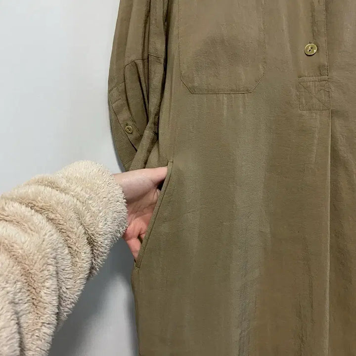 [BUNJANG] SYSTEM Tiered Hem Ruffle Dress / 한섬 SYSTEM 시스템 티어드 헴 러플 원피스 (55)