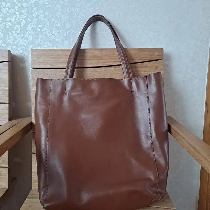 [BUNJANG] Leather Shoulder Bag / 소가죽 숄더백