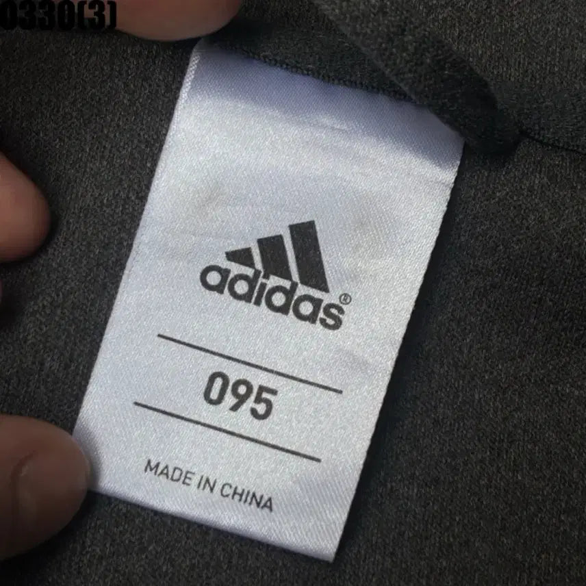 [BUNJANG] Adidas Three-Stripe Training Zip-up Gray 95 Top / 아디다스 삼선 트레이닝 집업 그레이95 0330