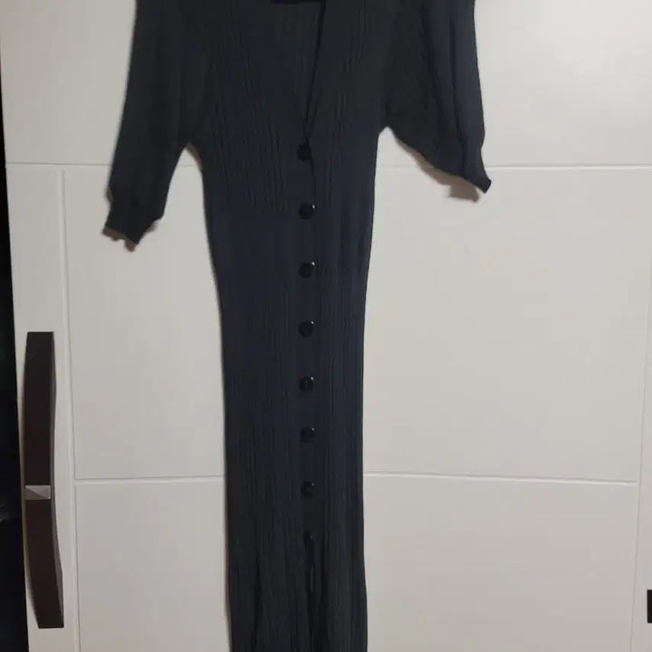 [BUNJANG] SYZP Long Knit Dress / SYZP 블랙 롱 니트 원피스