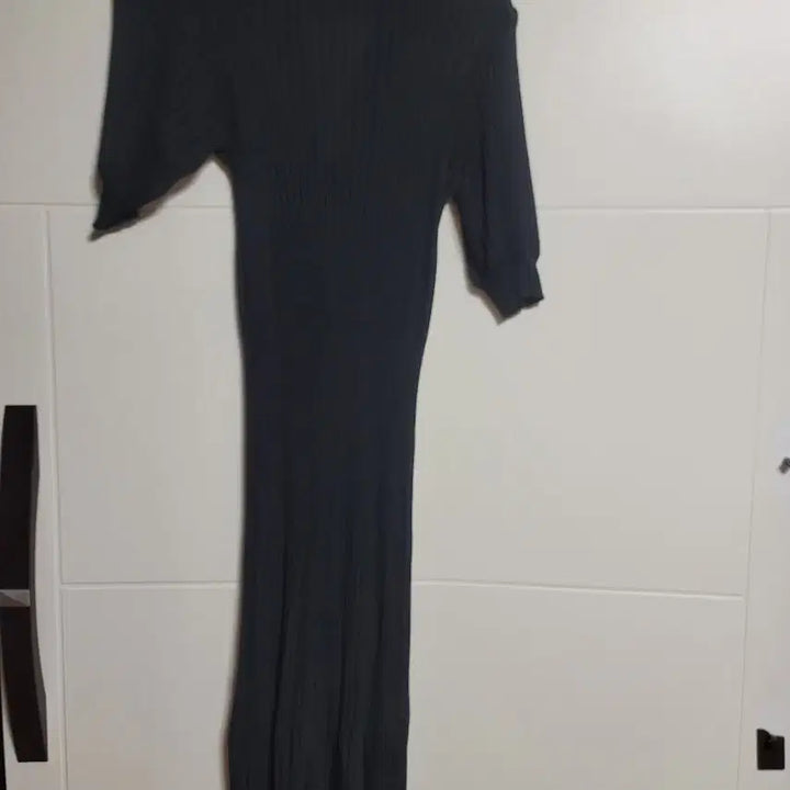 [BUNJANG] SYZP Long Knit Dress / SYZP 블랙 롱 니트 원피스