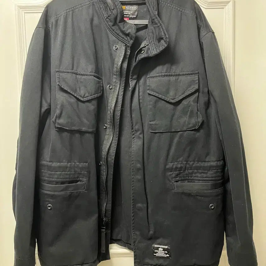 [BUNJANG] Alpha Industries M65 Gen2 Field Coat - Black / 알파인더스트리 m65 모드 필드코트 gen2 블랙