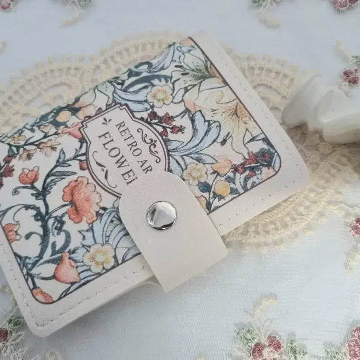 [BUNJANG] Retro Floral Card Wallet / 레트로 플라워 카드지갑/명함지갑(새상품)