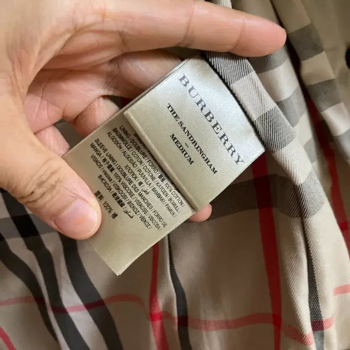 [BUNJANG] Burberry Sandringham Medium Honey Trench Coat / (택있는)버버리 샌드링엄 Sandringham medium 허니 트렌치