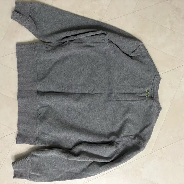 [BUNJANG] Lacoste Grey Sweatshirt T-Shirt / Lacoste 라코스테 그레이 맨투맨 티셔츠