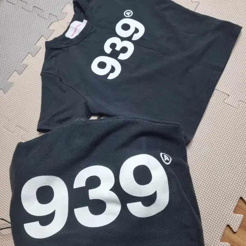 [BUNJANG] Archive Bold Crop T-shirt + 939 Pants S Set / 아카이브볼드 크롭 반팔 티셔츠 + 939 바지 S 셋업 세트