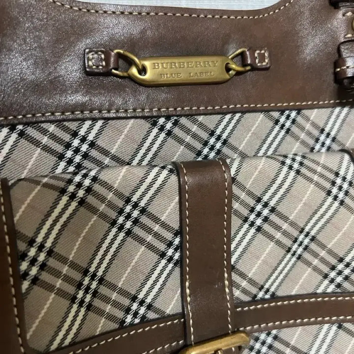 [BUNJANG] Burberry Blue Label Check Shoulder Bag / 버버리 블루라벨 체크 숄더백