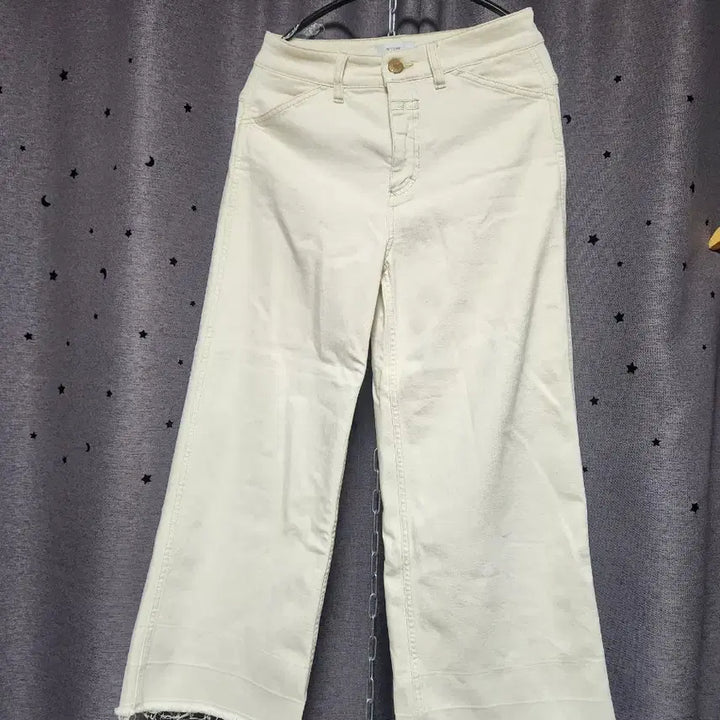 [BUNJANG] CLOSED Ivory Denim Wide Pants - Made in Italy - 26 / CLOSED 아이보리 데님 와이드 팬츠-메이드 인 이태리-26