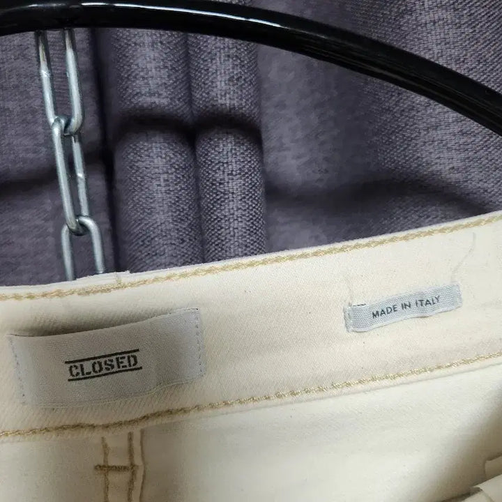 [BUNJANG] CLOSED Ivory Denim Wide Pants - Made in Italy - 26 / CLOSED 아이보리 데님 와이드 팬츠-메이드 인 이태리-26