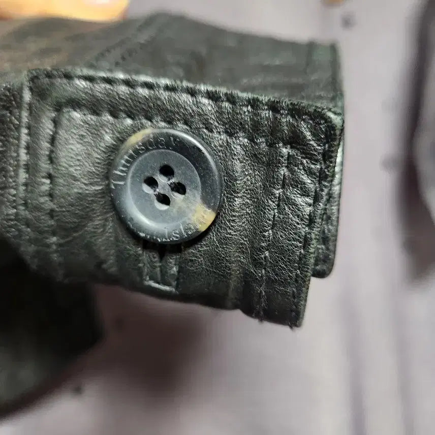 [BUNJANG] Thursday Island Leather Jacket / Thursday Island 블랙 가죽 자켓-55