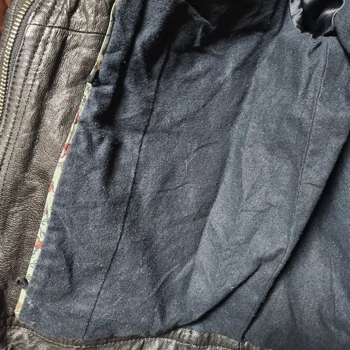 [BUNJANG] Thursday Island Leather Jacket / Thursday Island 블랙 가죽 자켓-55