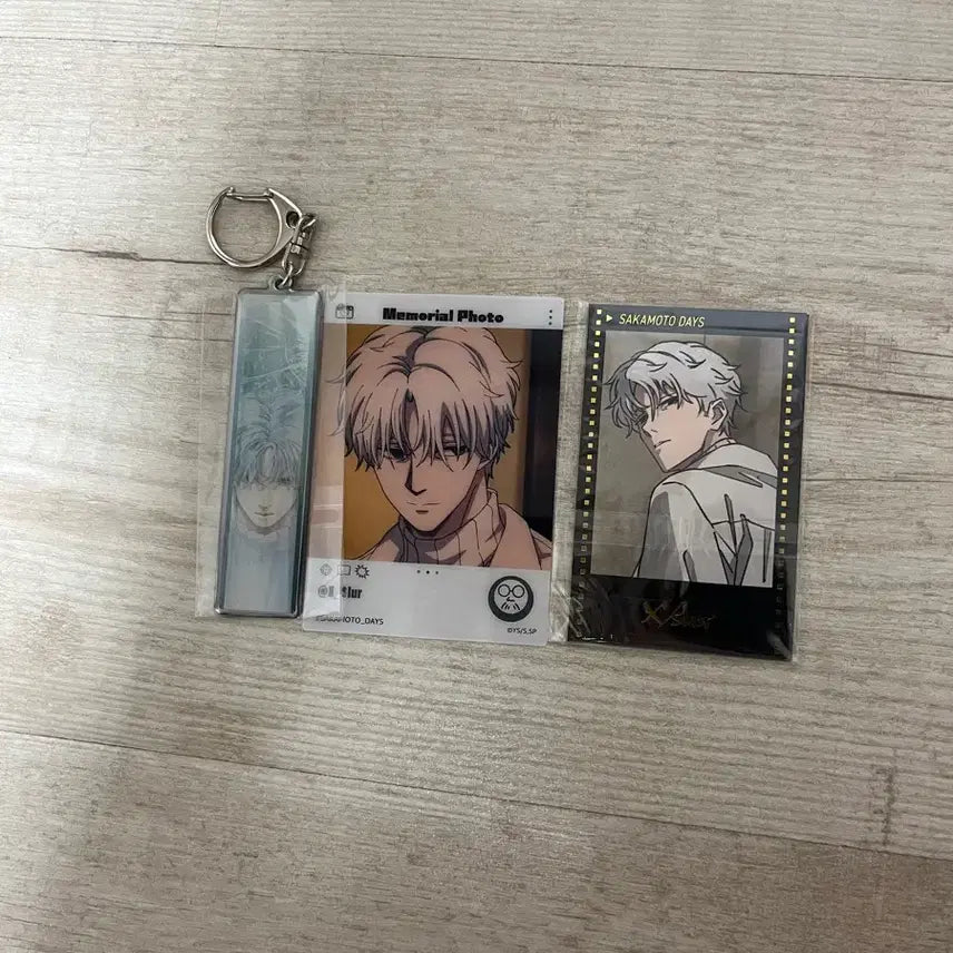 [BUNJANG] Sakamoto Days "Slooh" Uzuki Kei Photocard &amp; Keyring Set / 사카모토 데이즈 슬러 우즈키 케이 포토카드 키링