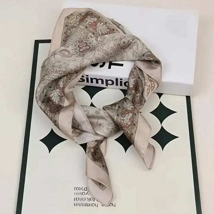 [BUNJANG] Patterned Scarf / 패턴 스카프(새상품)