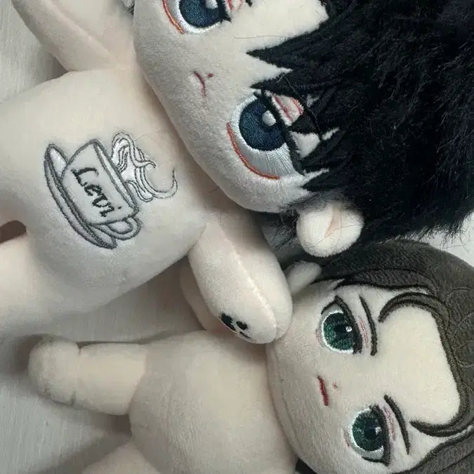 [BUNJANG] Attack on Titan Eren &amp; Levi Plush Doll Bundle / 진격의 거인 에렌 리바이