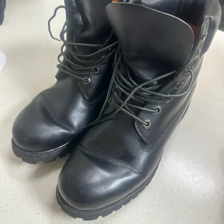 [SOLD OUT] 팀버랜드 블랙 레더 부츠 9.5m 275