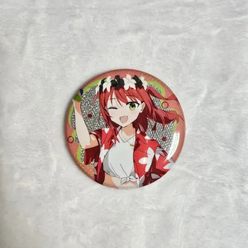 [BUNJANG] Bocchi the Rock Kita Ikuyo Aloha Badge / 봇치더락 알로하 아로하 버전 키타 이쿠요 뱃지